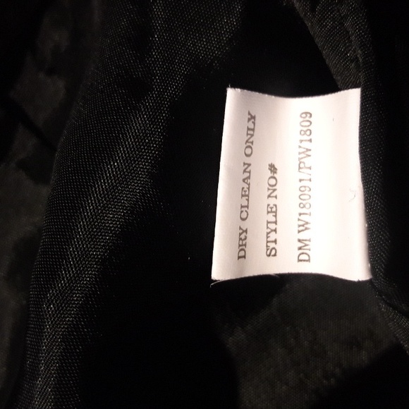 Lena Gabrielle Viscose polyester blend lined black pants size 16W - Picture 12 of 13